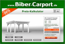 Carport Planer - Der Helfer beim Kalkulieren