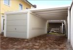 Eine perfekte Kombination - Garage mit Carport